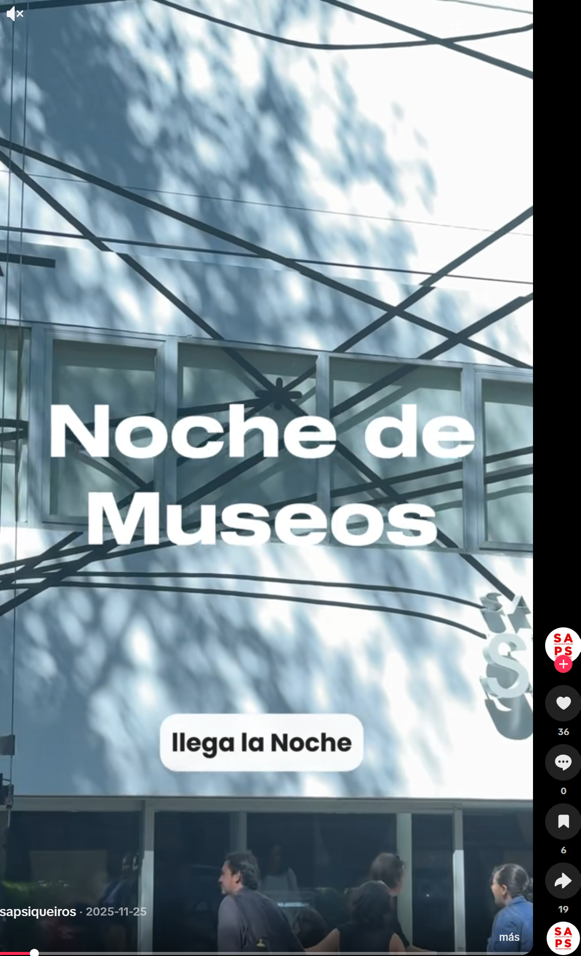 Publicación en TikTok